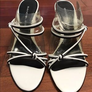 Bandolino Kofaf Kidskin Strapped Open Toe Wedges